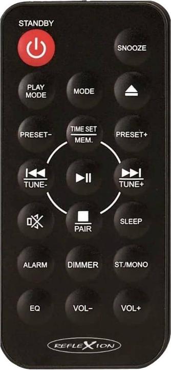 Produktbild Reflexion HIF79FM Stereoanlage UKW, Bluetooth®, USB, MP3, CD, AUX, Inkl. Fernbedienung, Inkl. Lauts (Bluetooth, 1x 32 W)