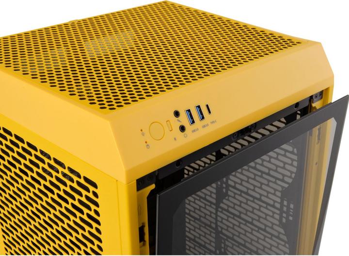 Produktbild Thermaltake The Tower 200 Mini-Tower Mini-ITX Gehäuse Sichtfenster Bumblebee (Mini-ITX)