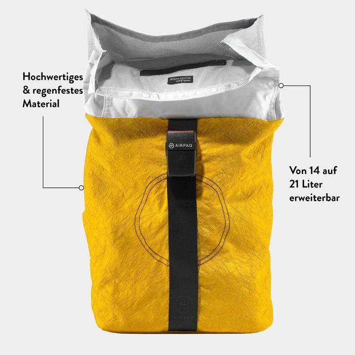Image du produit Airpaq White Rolltop yellow (21 l)
