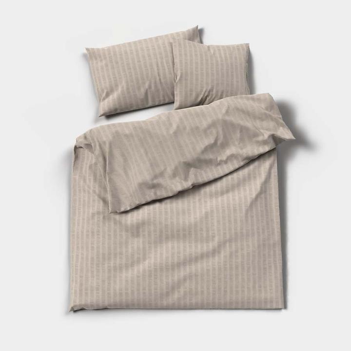 Actual product image Lotus Bettwaren Bed Linen Satin Seersucker uni (Duvet cover, 160 x 240 cm)