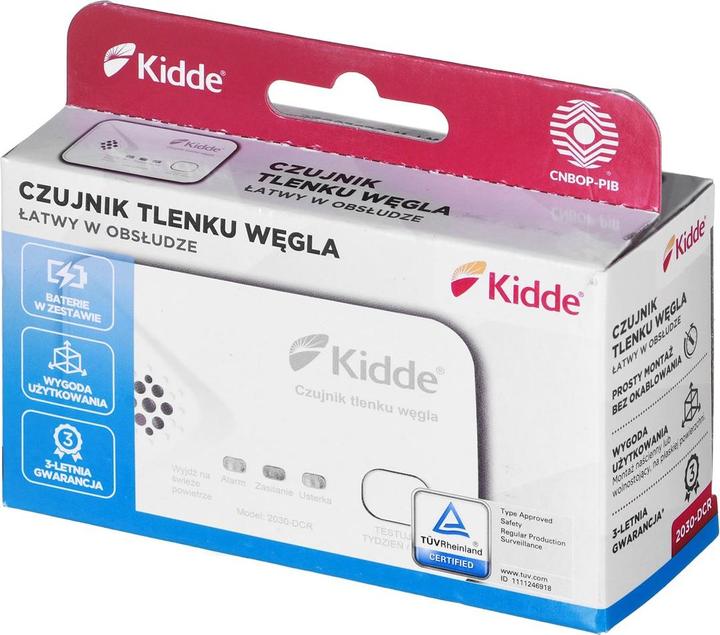Actual product image Kidde Czujnik tlenku węgla 2030-DSCR