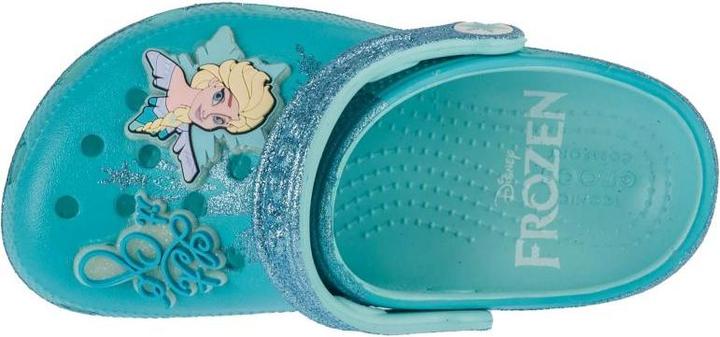 Actual product image Crocs K's Frozen Elsa Classic Clog (32)