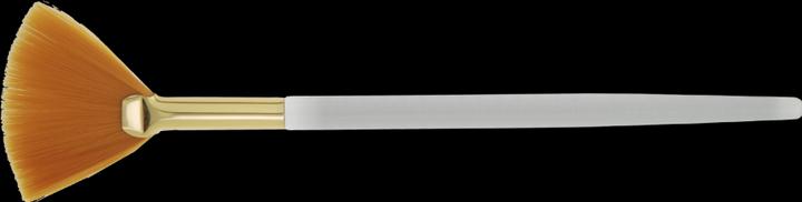 Immagine prodotto Spazzola per maschere a ventaglio, manico in acrilico, capelli fini di Toray, lunghezza: 19 cm