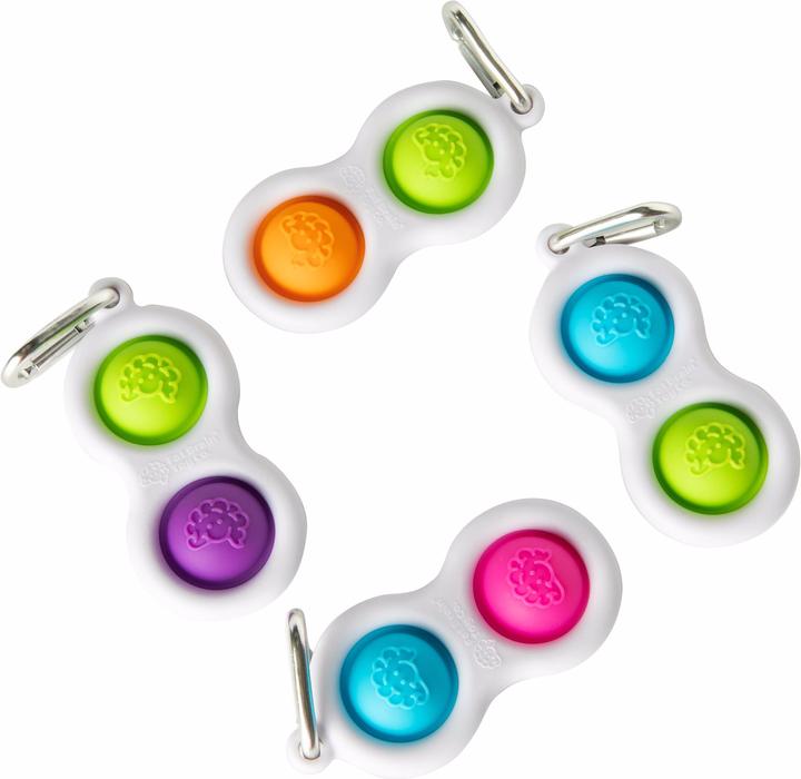 Image du produit Fat Brain Toys Pince simple Dimpl (porte-clés)
