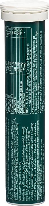Nährwerte und Zutaten Berocca PRO Pro Boost (45 Stück, Brausetablette, 500 g)