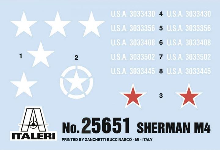 Valori nutrizionali e ingredienti 1:56 US M4 Sherman (75 mm)