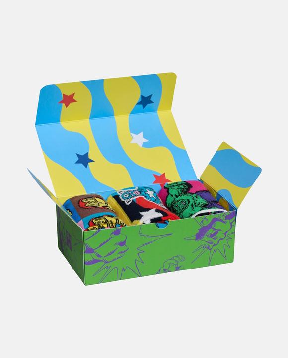 Produktbild Happy Socks Strümpfe MARVEL™ Avengers Socken 3er Pack (3er Pack, 36 - 40)