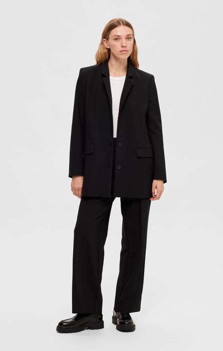 Actual product image Selected Femme Long Single Breasted Blazer (42)