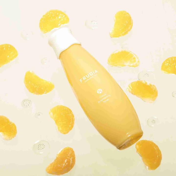 Actual product image Frudia Brightening Toner Brightening Tonic Is Face Citrus 195G (Tonic water, 195 ml)