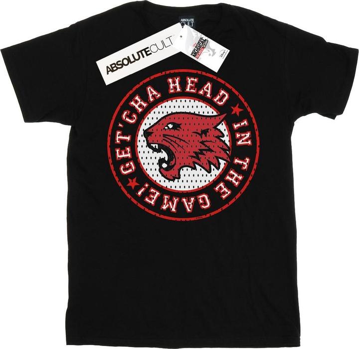 Actual product image Disney Womens/Ladies High School Musical The Musical Head In The Game Cotton Boyfriend T-Shirt (XXL)