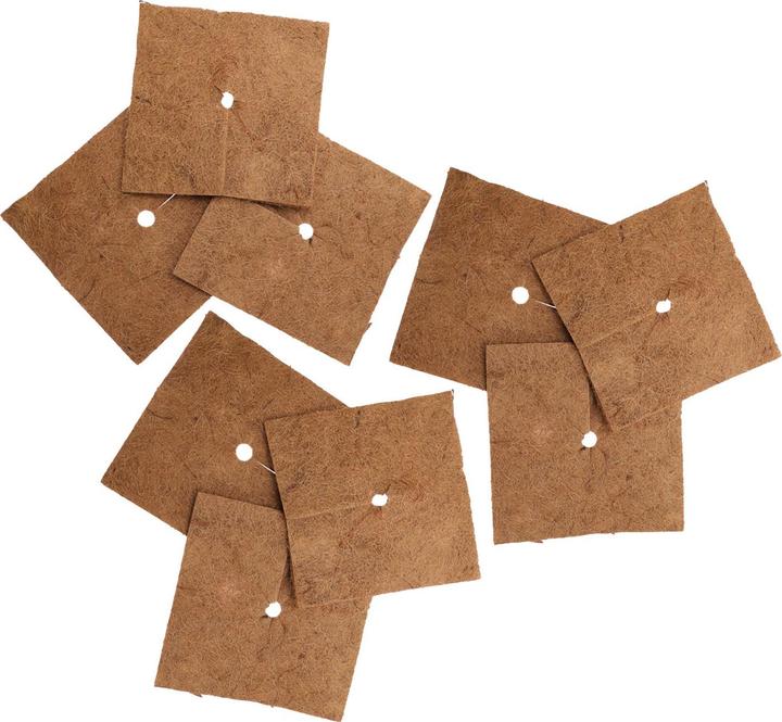 Immagine prodotto ProGarden Frostschutz-Kokosmatten für Topfpflanzen, quadratisch, 38 x 38 cm, 9er-Set