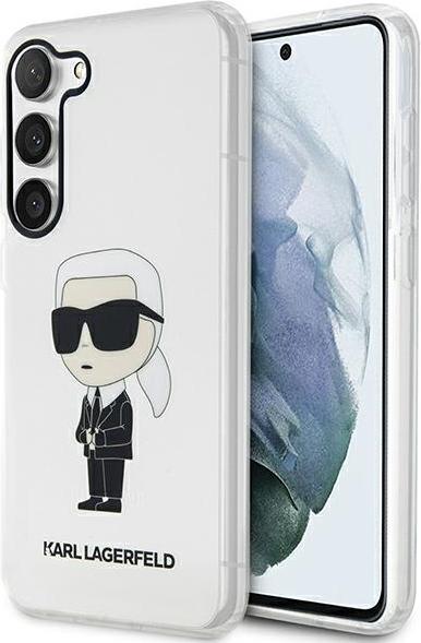 Immagine prodotto Karl Lagerfeld KLHCS23LHNIKTCT S23 Ultra S918 custodia rigida trasparente Ikonik (Samsung Galaxy S23 Ultra)