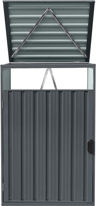 Produktbild Axi Owen Mülltonnenbox aus Metall in Anthrazit 1x 240 L