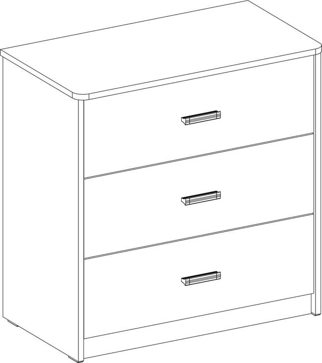 Actual product image Cilek Chest of drawers White (41 x 75 cm)