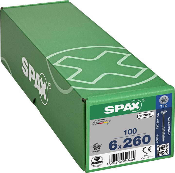 Image du produit Spax Vis pour panneaux agglomérés (100 Vis par pièce)