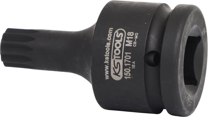 Immagine prodotto KS Tools Attacco per viti a denti multipli (XZN®) da 3/4", corto