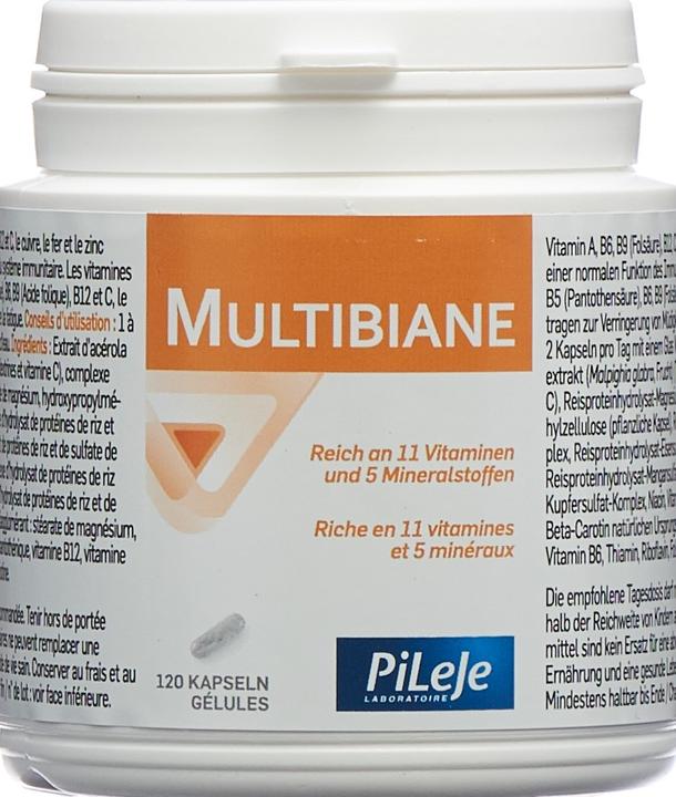 Produktbild PiLeJe MULTIBIANE Kaps 120 Stk (120 Stück, Kapseln, 100 g)
