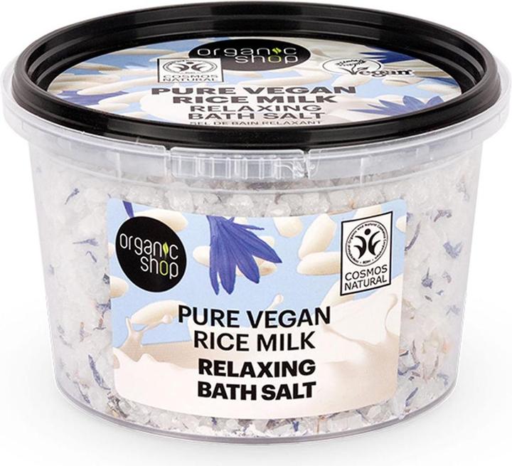 Produktbild Organic Shop Rein veganes Reismilch Entspannungsbad 250ml (250 ml, Badeperlen)