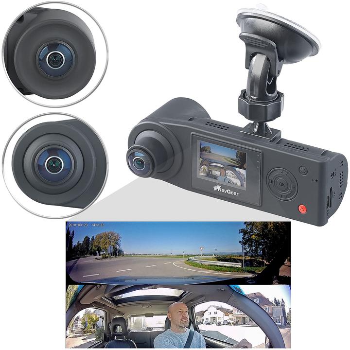 Immagine prodotto NavGear Telecamera da cruscotto Full HD con sensore G (Accelerometro, Accumulatore di carica elettrica, Full HD)