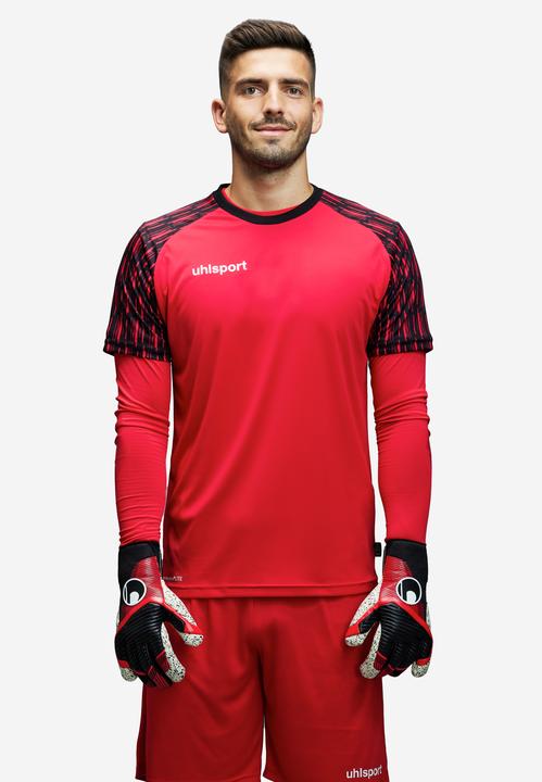 Image du produit Uhlsport Gants de gardien de but Powerline Supergrip HN noir/rouge/blanc (7.5)