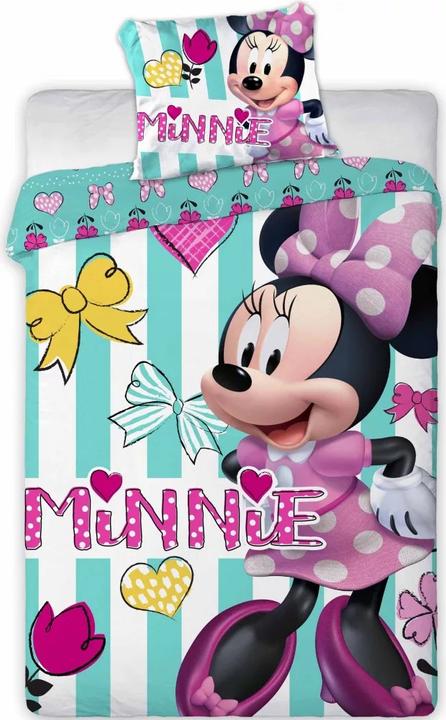 Faro Babybettwäsche Minnie Mouse (100 x 135 cm, 40 x 60 cm)