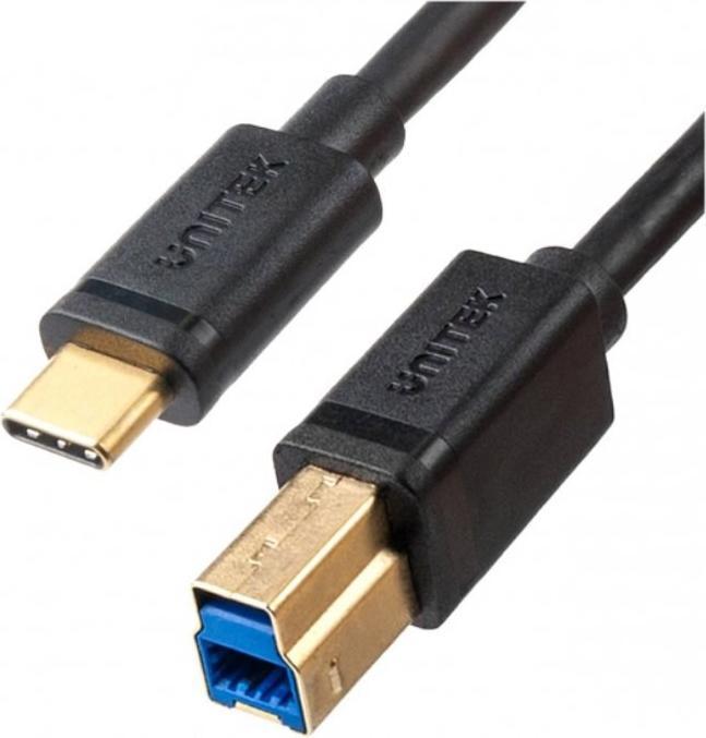 Produktbild Unitek USB Typ C – USB B Druckerkabel (2 m, USB 3.0)