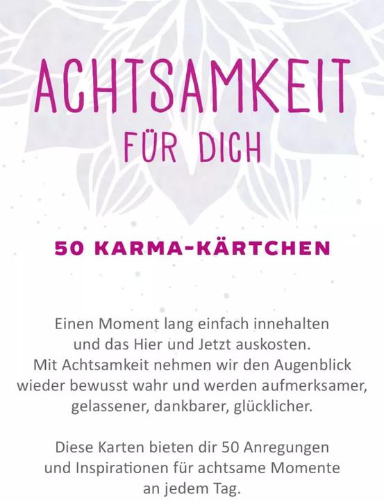 Actual product image Achtsamkeit für dich (German, 2021)
