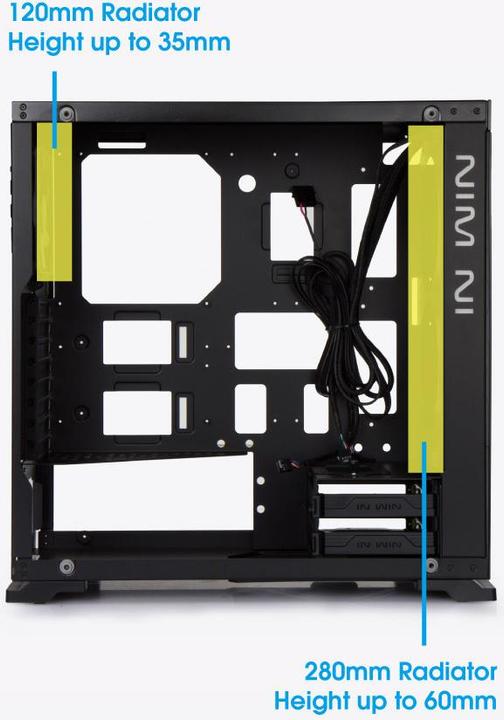 Produktbild In Win 805 rot/schwarz (ATX, mATX, Mini-ITX)