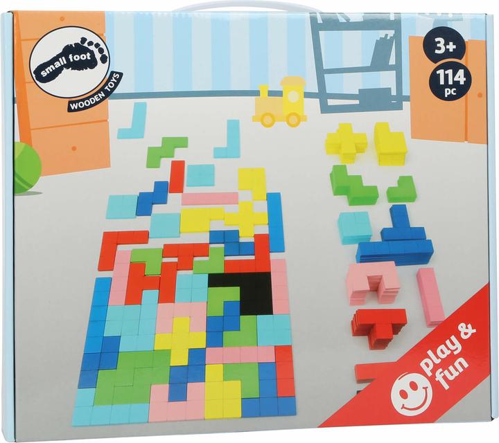 Produktbild small foot Holzpuzzle geometrische Formen (114 Teile)