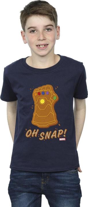 Actual product image Boys Thanos Oh Snap T-Shirt (128)