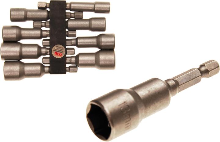 Image du produit BGS Jeu de douilles (8 mm, 9 mm, 11 mm, 12 mm, 13 mm, 10 mm, 6 mm, 7 mm)