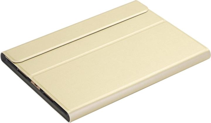 Produktbild Lobwerk 2in1 Keyboard Cover für Apple iPad 10.2 2019/2020/2021 7 Generation mit Standfunktion Tastatur Gold (iPad 10.2 2019)