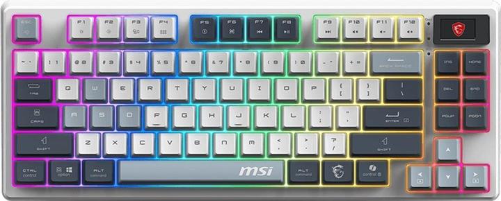 MSI FORGE GK600 TKL W SKY Gaming Keyboard Wireless (DE, Kabellos)
