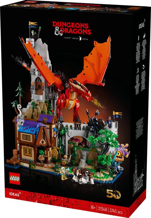 Produktbild LEGO 21348 Dungeons & Dragons: Die Sage vom Roten Drachen (21348, LEGO Ideas, LEGO Seltene Sets)