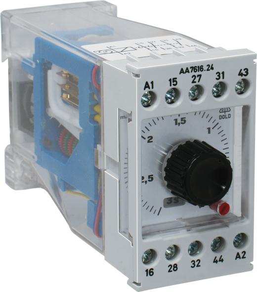 Produktbild Dold Zeitrelais anzugverzögert 0/60Hz 230V 0.2S-60H AA7616