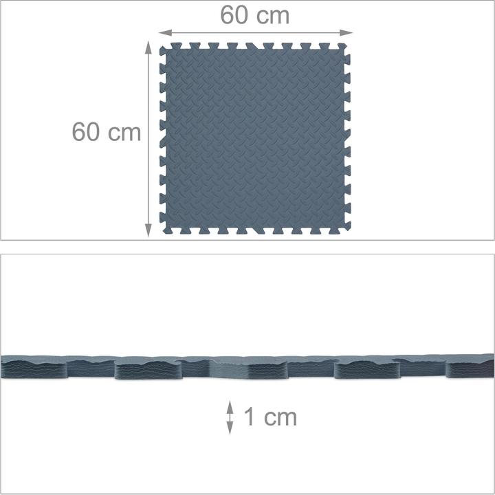 Produktbild Relaxdays Bodenschutzmatte (1 cm)