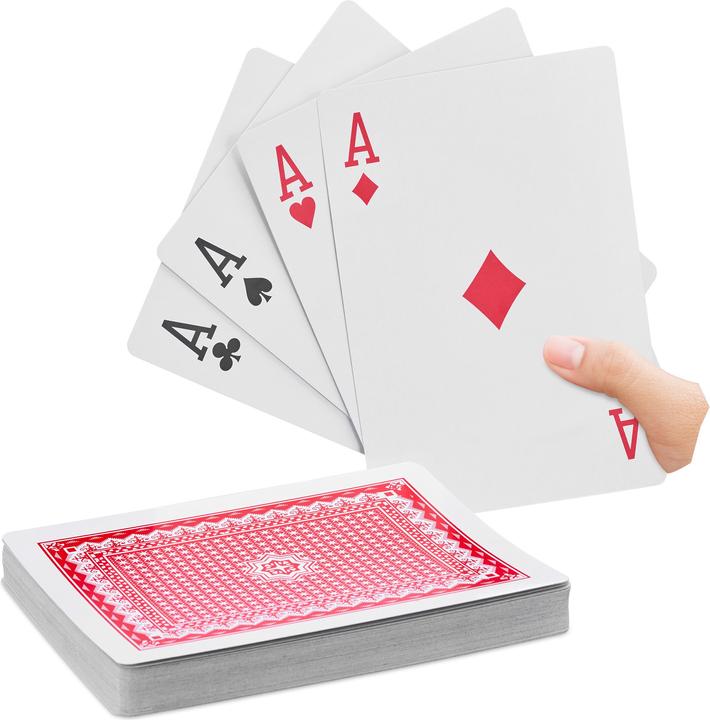 Image du produit Relaxdays Cartes poker (Allemand)