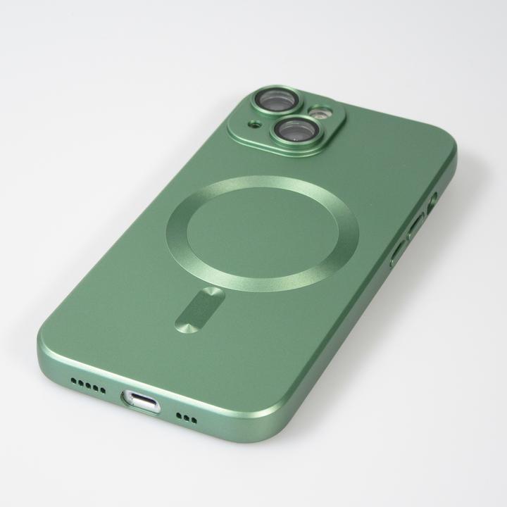 Produktbild PhoneLook Hülle Gummi weich mit Kameraschutzglas MagSafe (Apple iPhone 14)