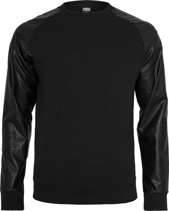 Actual product image Urban Classics Raglan Leather Imitation Crew (S)
