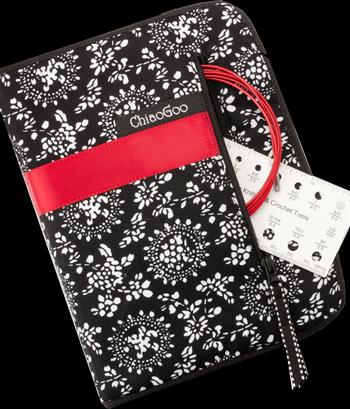 ChiaoGoo Set of needle points Twist Red Lace