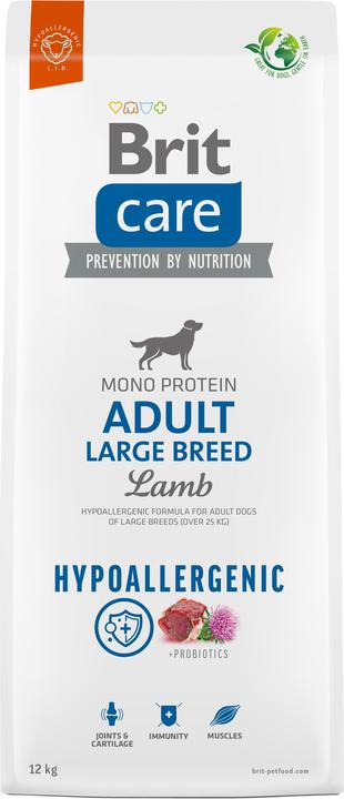 Immagine prodotto Brit Care Hypoallergenic Adult Large Breed Lamb - Cibo secco per cani - 12 kg (Adulto, 1 pz., 12000 g)