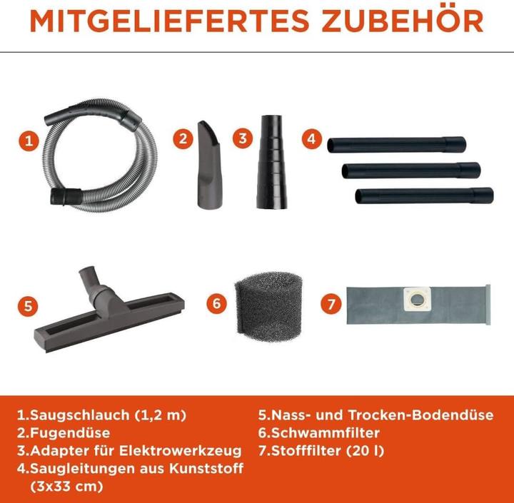 Actual product image Black & Decker BXVC20PTE (Wet dry vacuum cleaner)