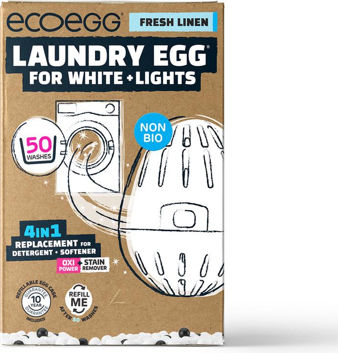 Actual product image Ecoegg Laundry egg for whites - Spring Blossom (50 Washing cycles, Feast)
