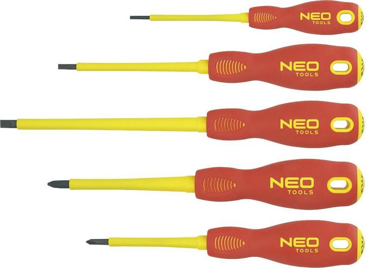 Produktbild Neo 1000V isolierte Schraubendreher 5 Stk. (04-220) (Kreuzschlitz)