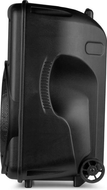 Actual product image Fenton Speaker Bluetooth - FT12LED MK2 karaoke box met LEDâ€™s, accu en microfoon - Voor (Active)