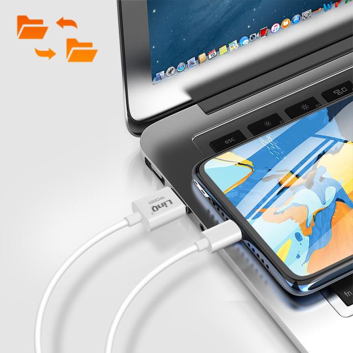Actual product image LinQ USB-C cable 5A, 3m long (0.30 m)