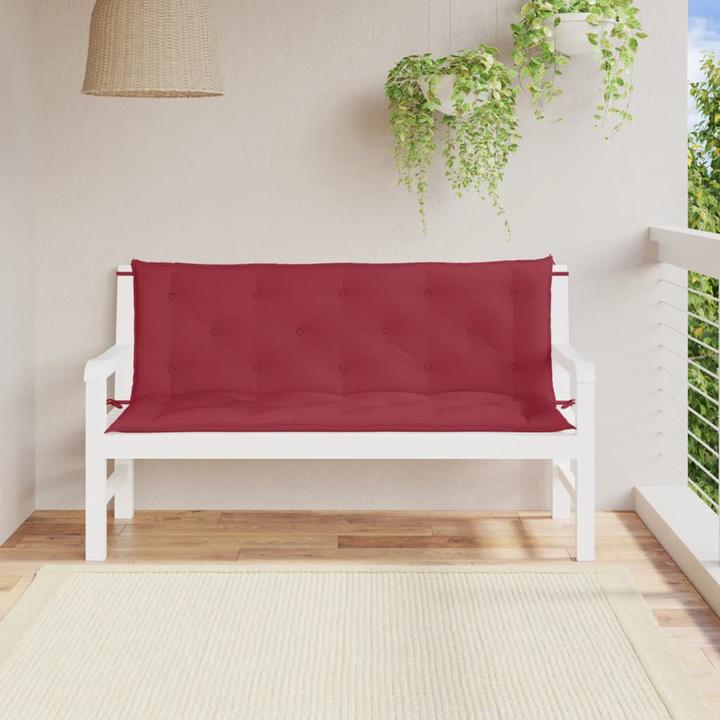 Produktbild VidaXL Gartenbank-Auflagen 2 Stk. O x ford-Gewebe (150 x 50 x 7 cm)