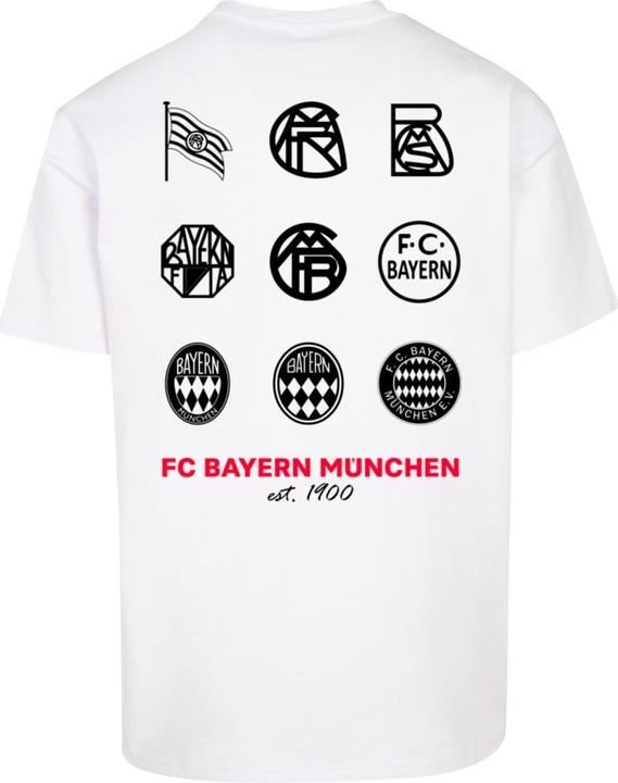 Produktbild FC Bayern München Logo History Heavy Oversized Tee - 112257 (XXL)