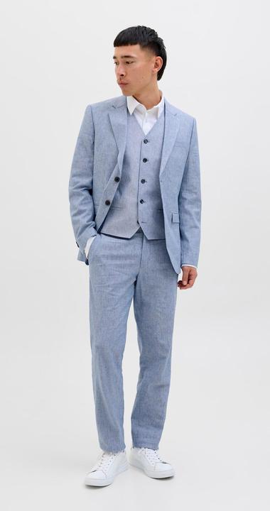 Actual product image Jack & Jones Jprriviera Linen Trouser Slim Fit Sn (52)