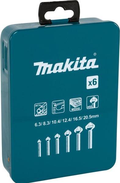 Produktbild Makita Senkerset 6tlg HSS (10,4 mm, 8,3, 20,5 mm, 16,5 mm, 6,3, 12,4 mm)
